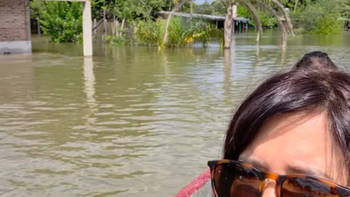 corrientes: como sigue la cronista de c5n que se cayo al agua en medio de la inundacion corrientes: como sigue la cronista de c5n que se cayo al agua en medio de la inundacion