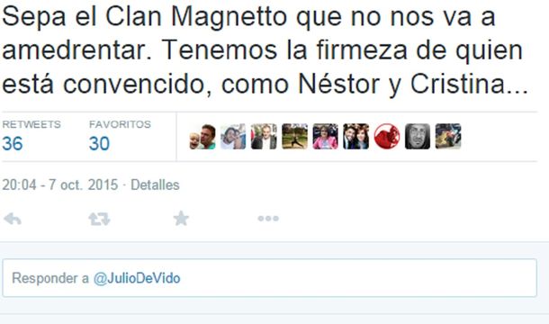 Un ministro estalló en Twitter