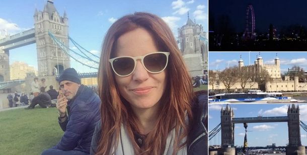 Agustina Kämpfer y Jorge Rial, de paseo en Londres