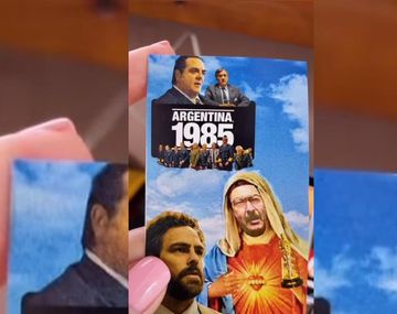 Repartió estampitas por el Mundial y ahora repite la cábala por Argentina