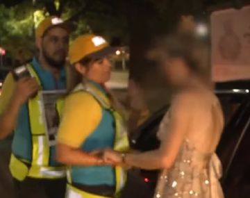 Torta con alcohol y cambio de conductores