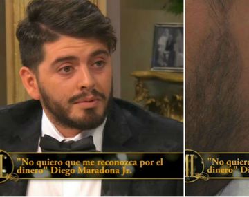 El homenaje de Diego Jr. a Maradona en la mesa de Mirtha Legrand