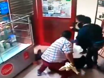 Salvaje robo a un local de celulares