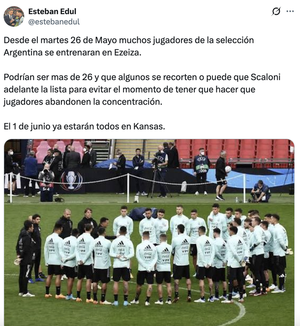 El cronograma de la Selecci&oacute;n Argentina rumbo al Mundial 2026.&nbsp;