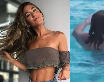 Madre e hija disfrutaron de la pileta en Tandil con los Del Potro