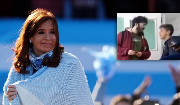 Cristina llamó al estudiante golpeado en una discusión política