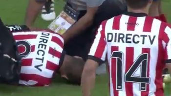 Lucas Viatri sufrió una lesión en su codo izquierdo Lucas Viatri sufrió una lesión en su codo izquierdo