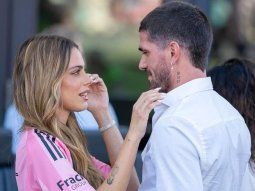 Tini Stoessel y Rodrigo de Paul. Tini Stoessel y Rodrigo de Paul.