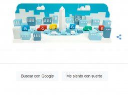 Google festeja los 85 años del Obelisco de la Ciudad con un Doodle