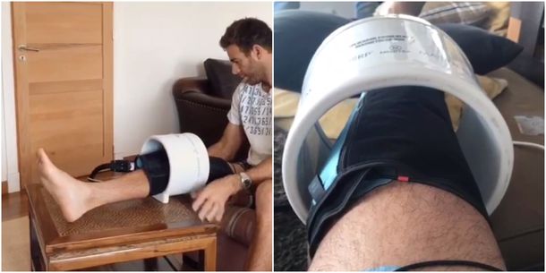 Juan Martín Del Potro se recupera de la lesión que lo marginó del circuito