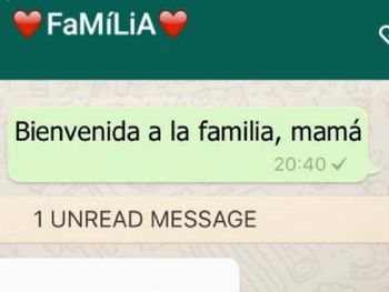 La llegada de una madre a un grupo 