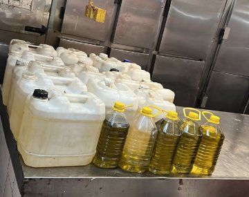 Decomisan más de 1.400 litros de aceite trucho