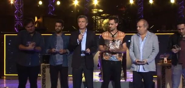 Macri distinguió a Tan Biónica como embajadores culturales de la Ciudad