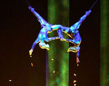 Un artista de circo se cayó y murió en un show en Las Vegas