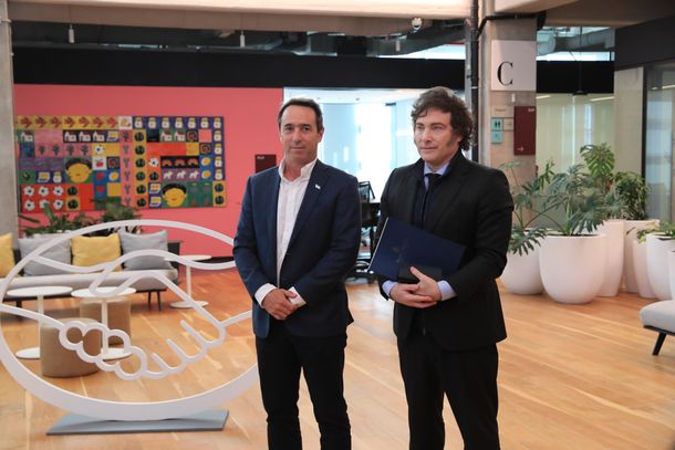 Las principales frases de Javier Milei en su visita a Mercado Libre
