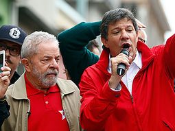Lula Da Silva y Fernando Haddad