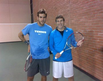 Del Potro prepara su vuelta con un rival especial