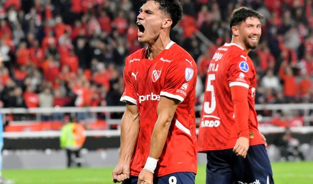 Independiente sufrió pero venció 2-1 a Boston River en la Copa Sudamericana