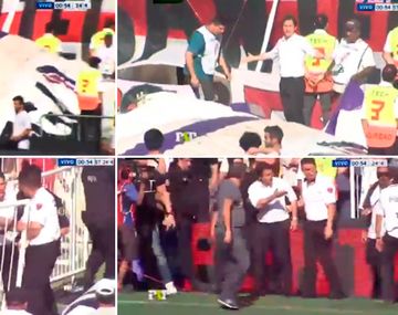 La increíble secuencia previa al comienzo del partido