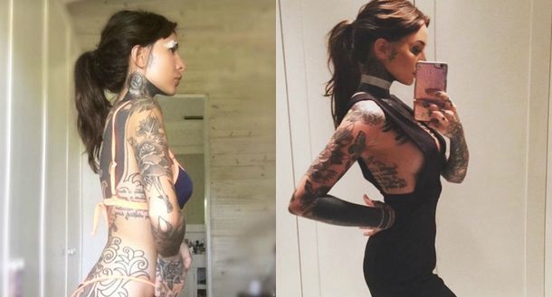 Candelaria Tinelli en microbikini