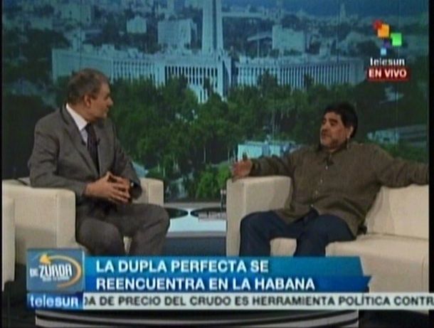 Diego Maradona volvió a la TV y se lo dedicó a Rocío en su aniversario