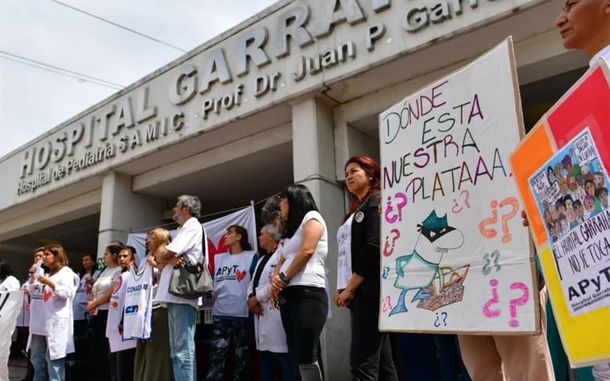 Trabajadores del Hospital Garrahan van al paro en reclamo de la aplicación de la ley de emergencia pediátrica