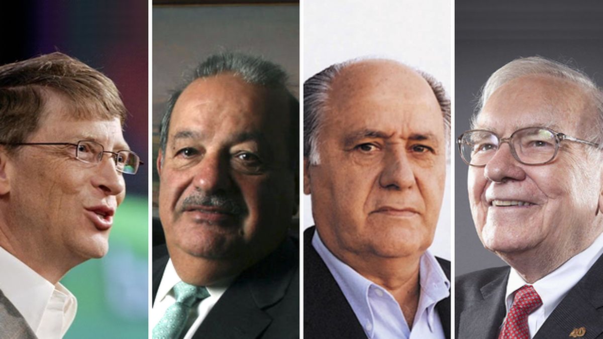 Estos son los hombres más ricos del mundo Estos son los hombres más ricos del mundo