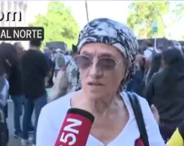 El conmovedor testimonio de una jubilada que se movilizó: Tuve miedo