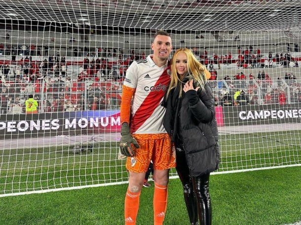 El posteo de la esposa de Franco Armani tras su ausencia en River ante Platense