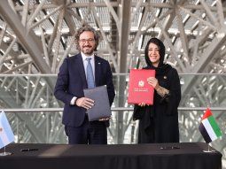 Santiago Cafiero encabezó el Día Argentino en la Expo Dubai 2020