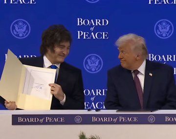 Milei participa del Consejo de la Paz en Washington en medio del paro general de la CGT