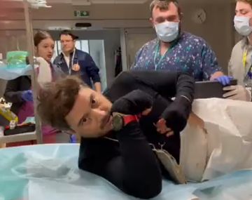 El video del compañero del periodista asesinado en Ucrania: Le dispararon en el cuello