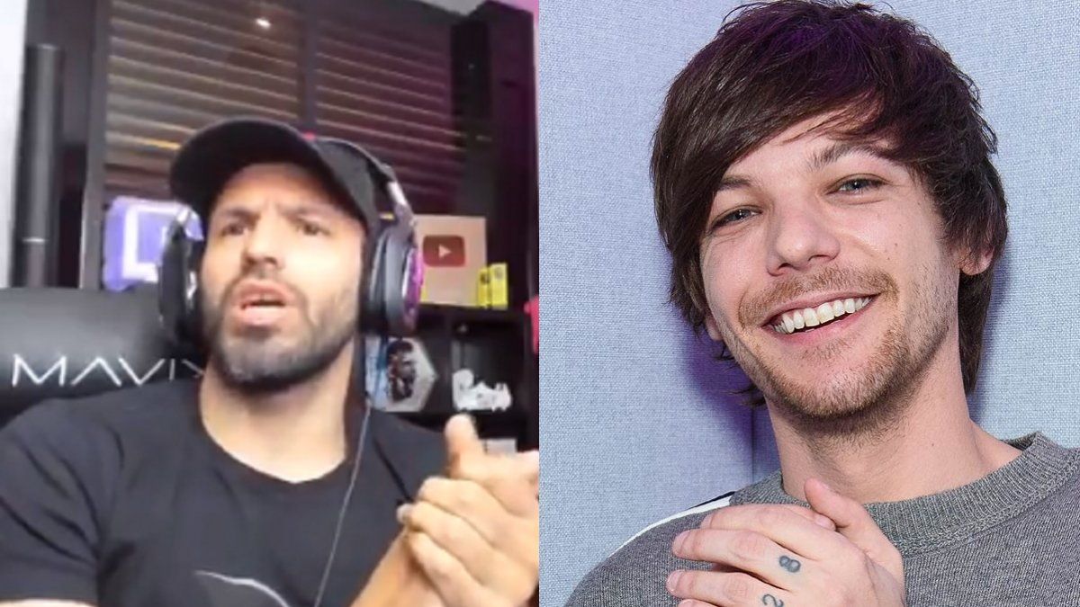 El video del Kun Agüero hablando con Louis Tomlinson que es viral