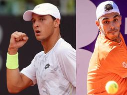 Luciano Darderi y Francisco Cerúndolo. Luciano Darderi y Francisco Cerúndolo.