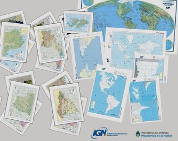 Mapas escolares están disponibles en Internet