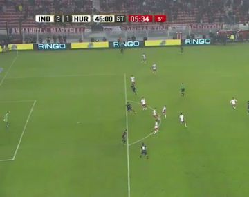 VIDEO: La patada criminal que nadie vio antes del gol de Independiente