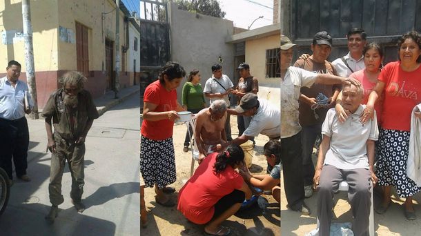 La increíble transformación de un hombre en situación de calle en Perú