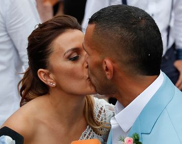 Carlos Tevez y Vanesa Mansilla se casaron&nbsp;