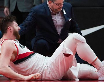 La grave lesión de Nurkic: se fracturó tibia y peroné en pleno partido