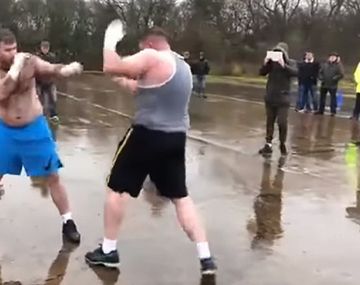 La brutal pelea callejera de los 80 mil dólares entre Hulk y Pie Grande