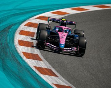 Franco Colapinto participa del Gran Premio de Miami.