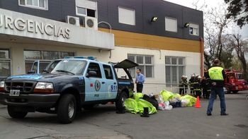 santojanni: evacuan un sector por un derrame quimico santojanni: evacuan un sector por un derrame quimico