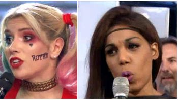 Laurita Fernández, contra Mimi en ShowMatch. Laurita Fernández, contra Mimi en ShowMatch.