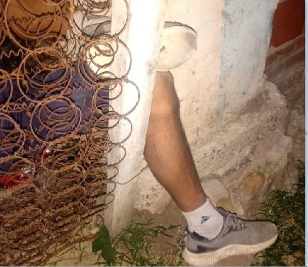 El ladrón intentaba robar y quedó atascado. Ocurrió en COrrientes.&nbsp;