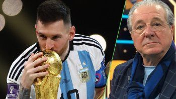 Lionel Messi y Jorge DAlessandro Lionel Messi y Jorge DAlessandro