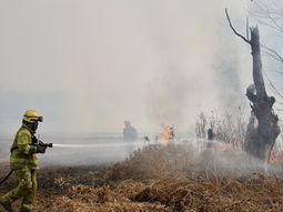 Queda un solo foco activo de incendio en Valle de Punilla y se esperan lluvias