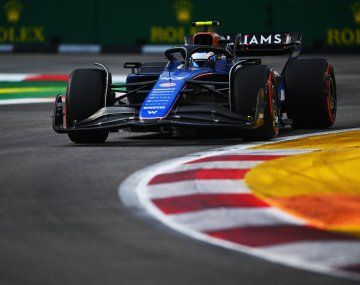 Franco Colapinto pasó a la Qualy 2 en el Gran Premio de Singapur