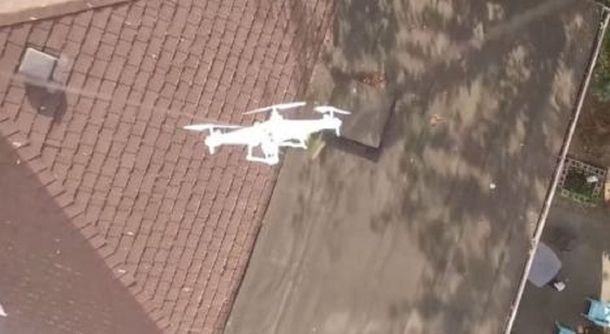 Inspirado en una película rescató a un drone