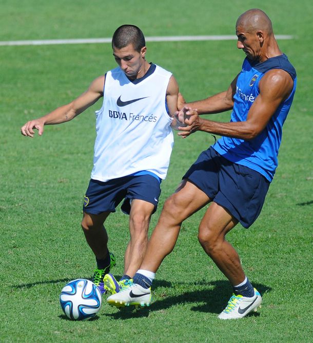 Mirá las fotos del último entrenamiento de Boca antes del Superclásico