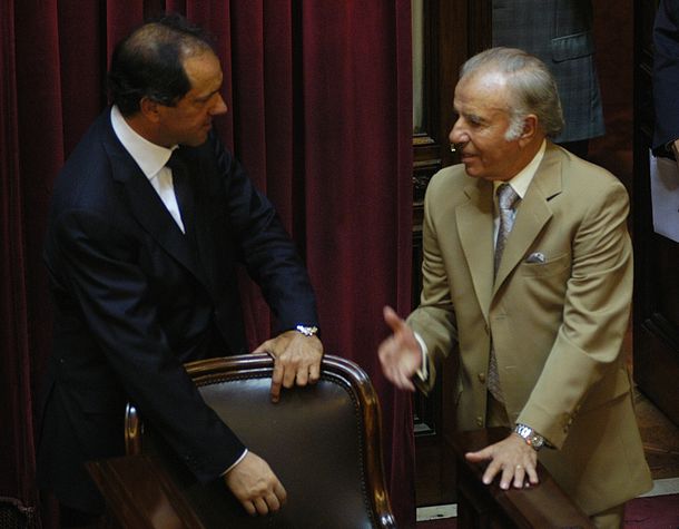 Para Menem, Daniel Scioli puede llegar a la Presidencia